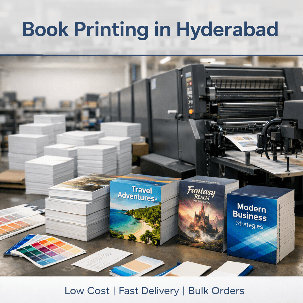 Book Printing in Hyderabad – Low Cost | Fast Delivery | Raisecraft